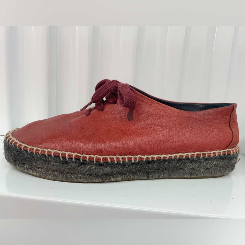 Zero Maria Cornejo Women’s Red Espadrille Sneakers Shoes Size 40